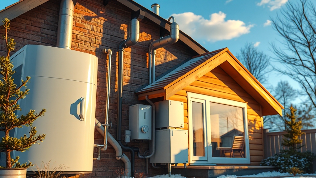 친환경 보일러, 어떤 종류가 있나? (realistic 스타일)