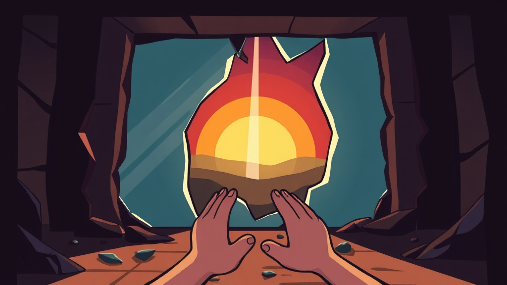 긴급 구조 상황 (cartoon 스타일)