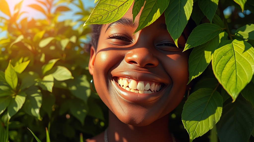 잇몸 건강, 꾸준한 관리가 답! (realistic 스타일)