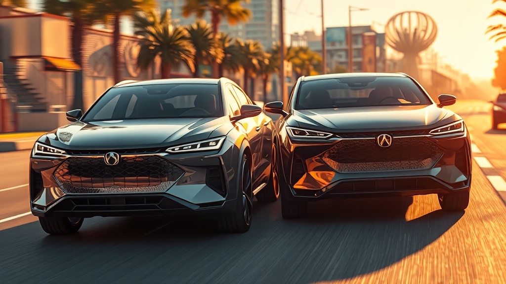 2026 싼타페 & 투싼 핵심 정보 (realistic 스타일)