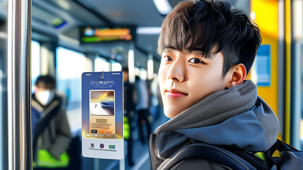 오프라인 신청 방법 및 카드 수령 안내 (realistic 스타일)