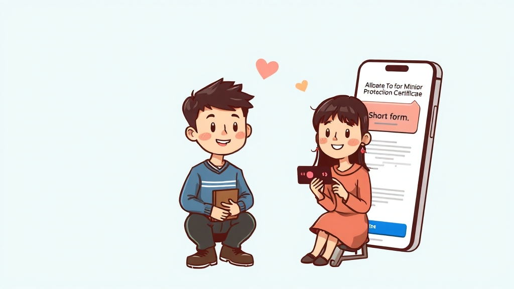 신청 절차 상세 안내 (cartoon 스타일)