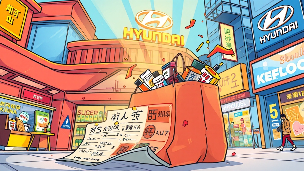 추천 쇼핑 리스트 (cartoon 스타일)