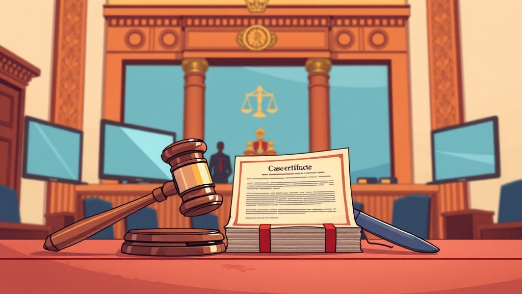 법원 및 검찰 사건번호 조회 (cartoon 스타일)