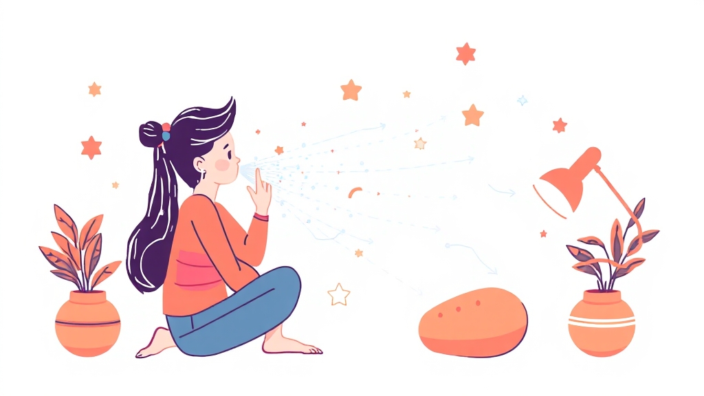 자가치료 시 주의사항 (illustration 스타일)