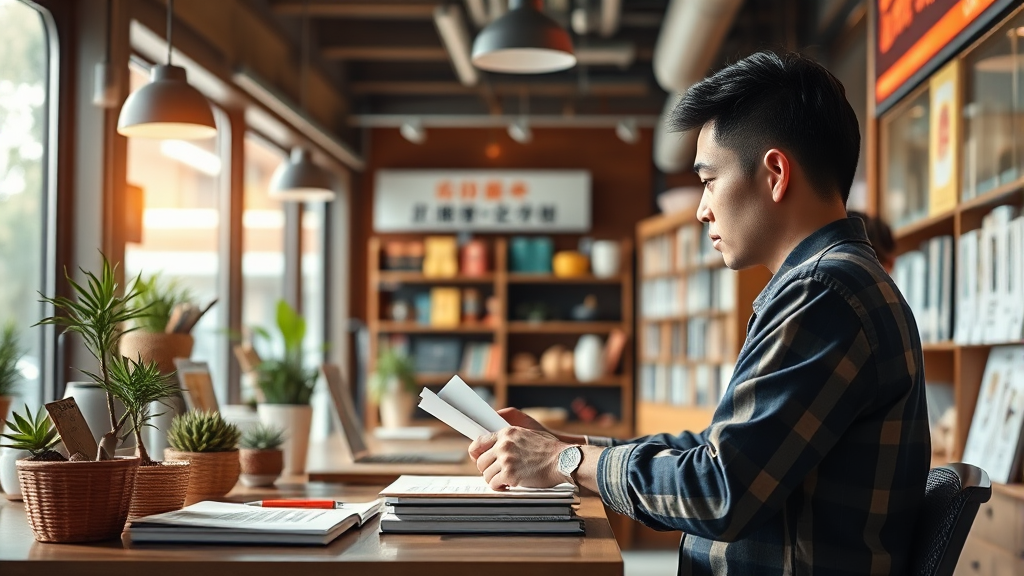 성공적인 소상공인 경영을 위한 바우처 활용 전략 (realistic 스타일)