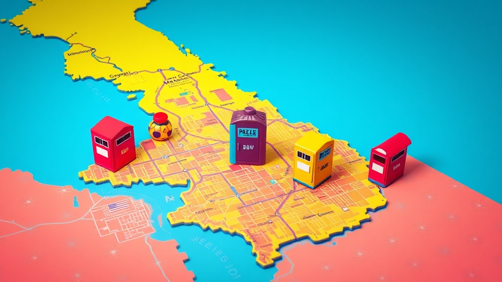 지자체별 추가 지원 정책 (popart 스타일)