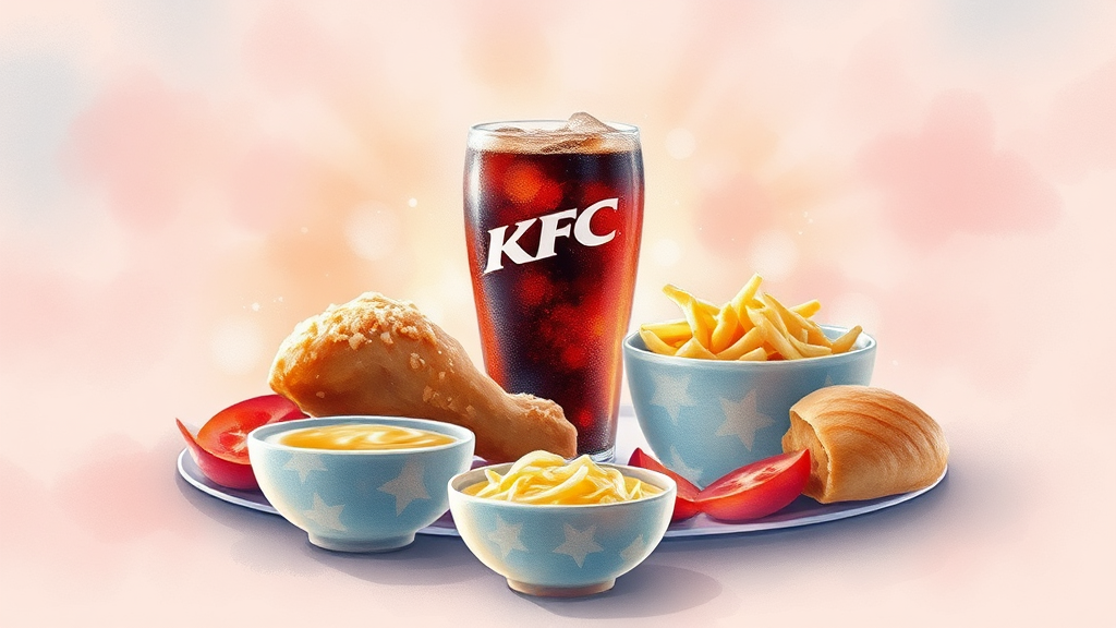 메뉴 & 가격 정보 (watercolor 스타일)