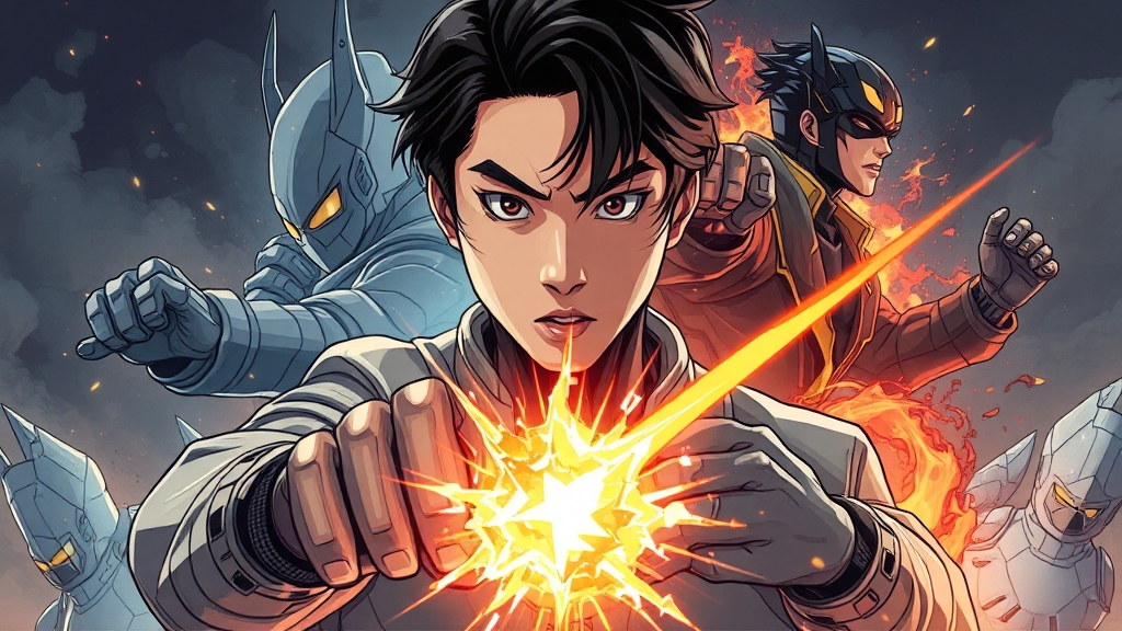 등장인물 비교 (realistic 스타일)