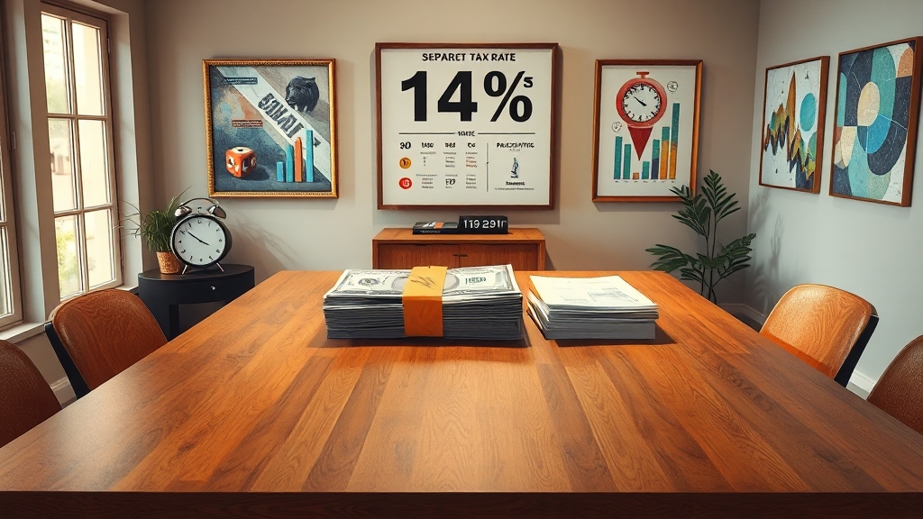 배당소득 분리과세, 누구에게 유리? (realistic 스타일)