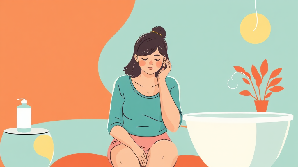 잦은 소변, 어떻게 치료할까? (illustration 스타일)