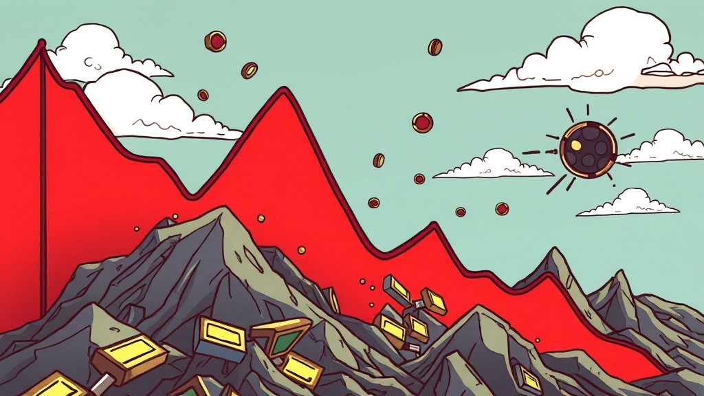 주식 시장, 왜 급락했을까? (cartoon 스타일)