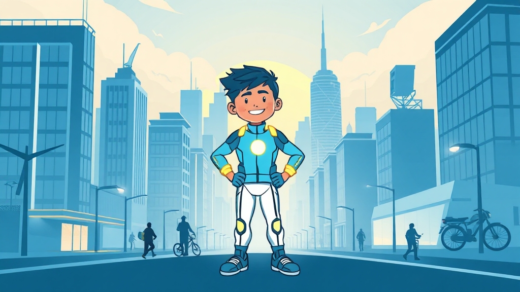 RE100 정책, ESS에 어떤 영향을 줄까요? (cartoon 스타일)