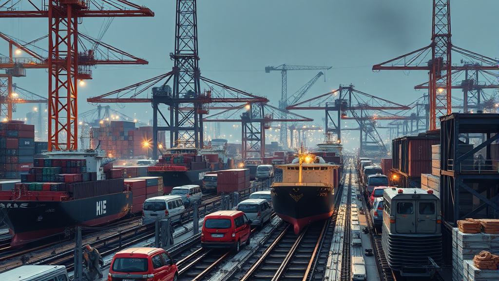 트럼프 제조업 부활 정책이 한국 경제에 미치는 영향 (realistic 스타일)