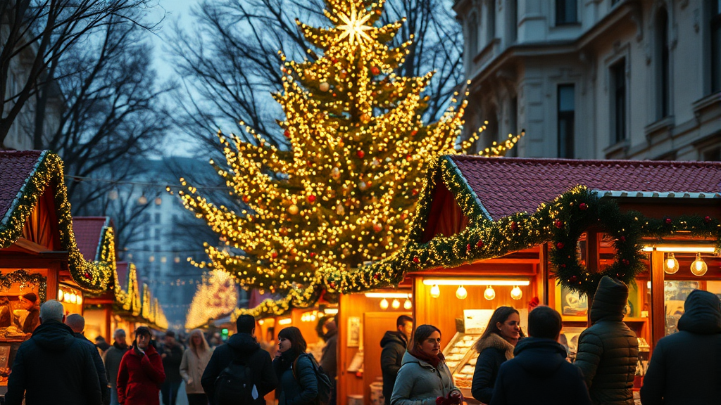 크리스마스 마켓 & 특별 이벤트 총정리 (realistic 스타일)