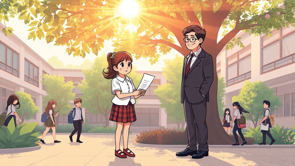 스승의 날 유래와 의미 (cartoon 스타일)