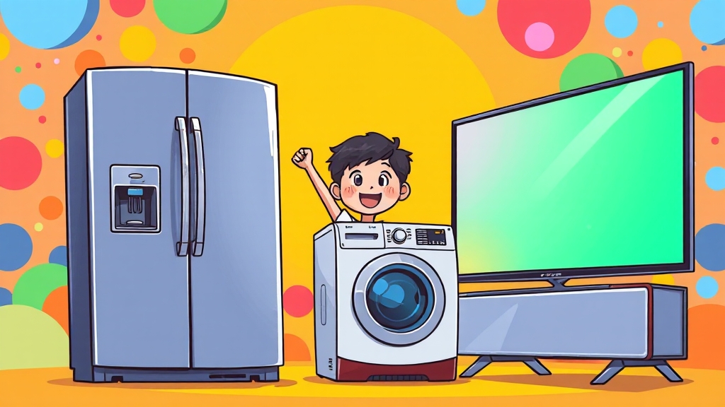 환급 대상 품목 및 조건 (cartoon 스타일)