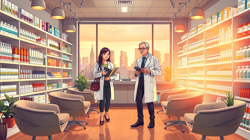 구매 가능한 의약품 (illustration 스타일)