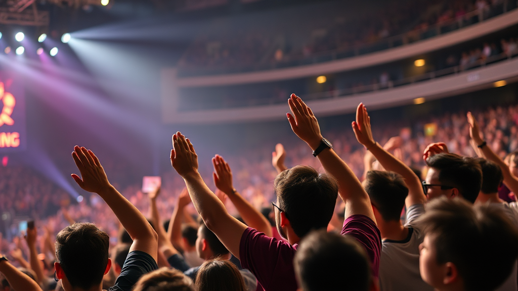 콘서트 관람 팁 및 유의사항 (realistic 스타일)