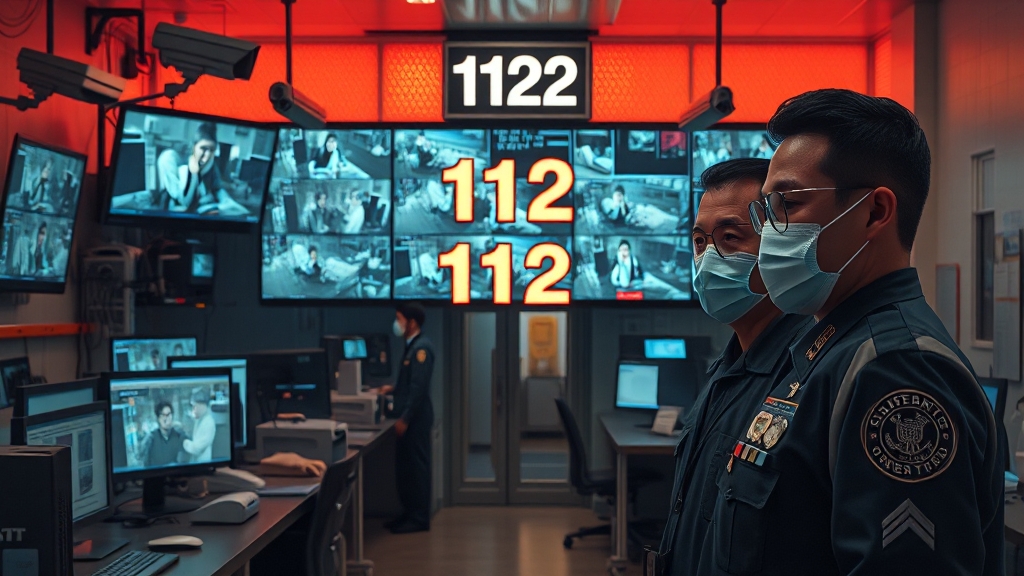 강서경찰서 부서별 연락처 (realistic 스타일)