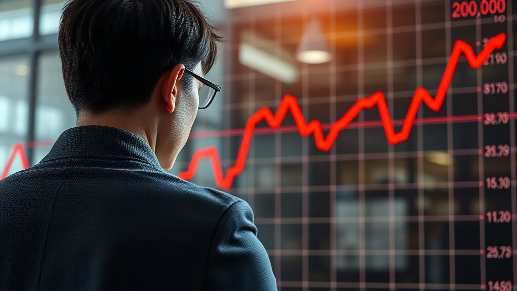 카카오뱅크 주가 현황 (realistic 스타일)