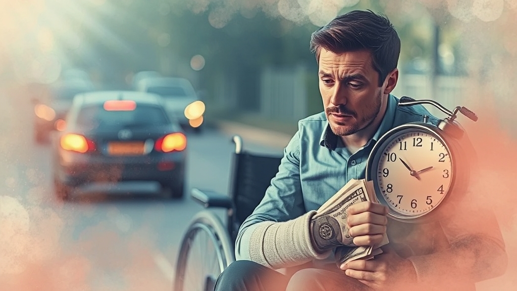 휴업손해, 언제 발생할까요? (watercolor 스타일)