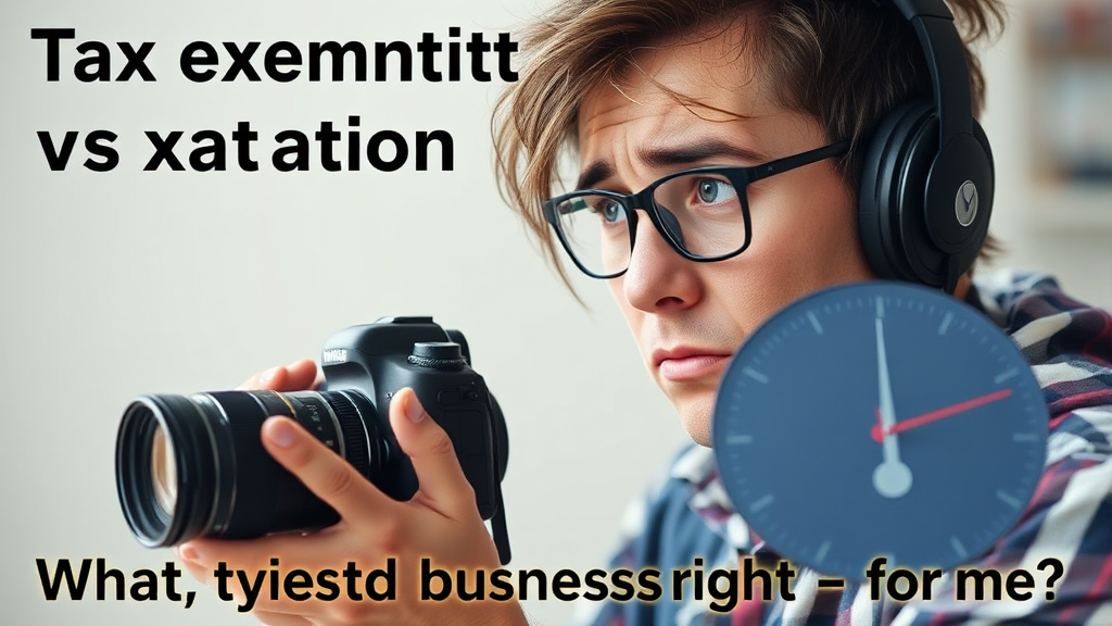 유튜버 사업자 등록: 필요성과 유형 (realistic 스타일)