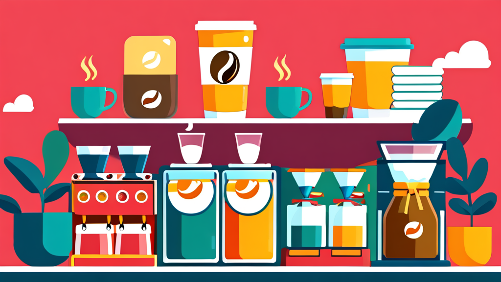 선물 받은 기프티콘, 음료로 바꾸는 마법 (cartoon 스타일)