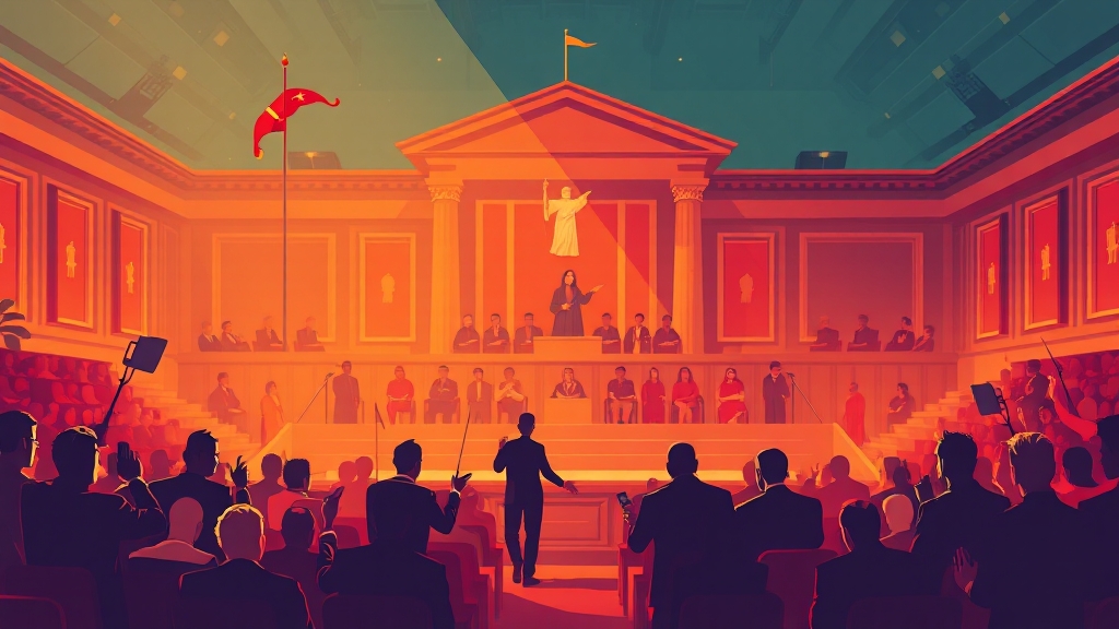 정치권 주요 동향 (illustration 스타일)