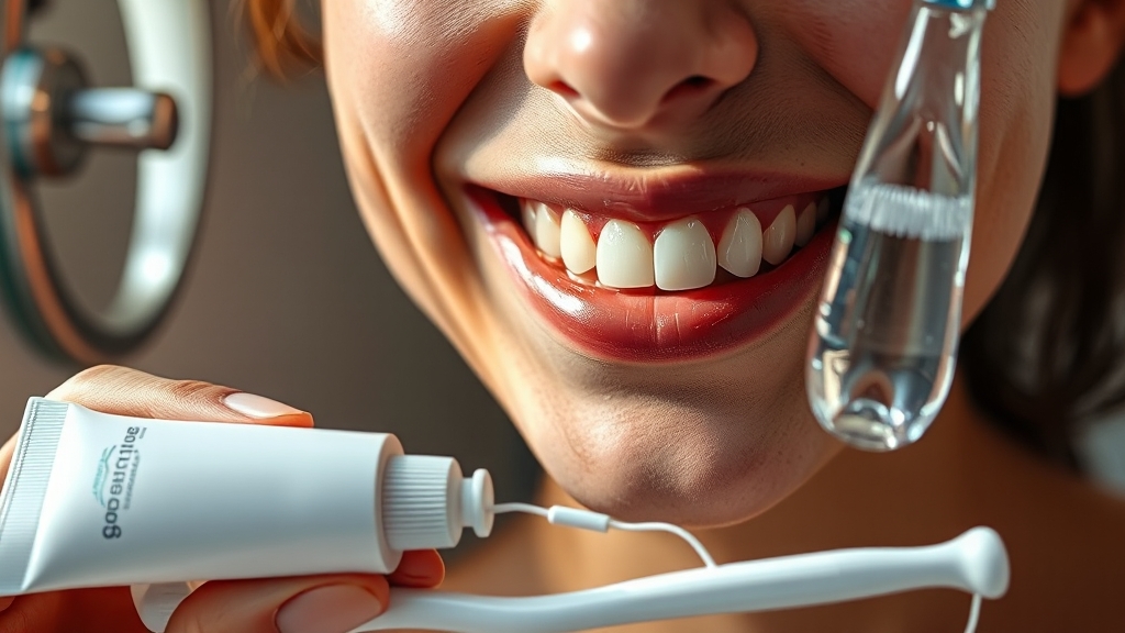 잇몸 보호, 구강 관리법 (realistic 스타일)