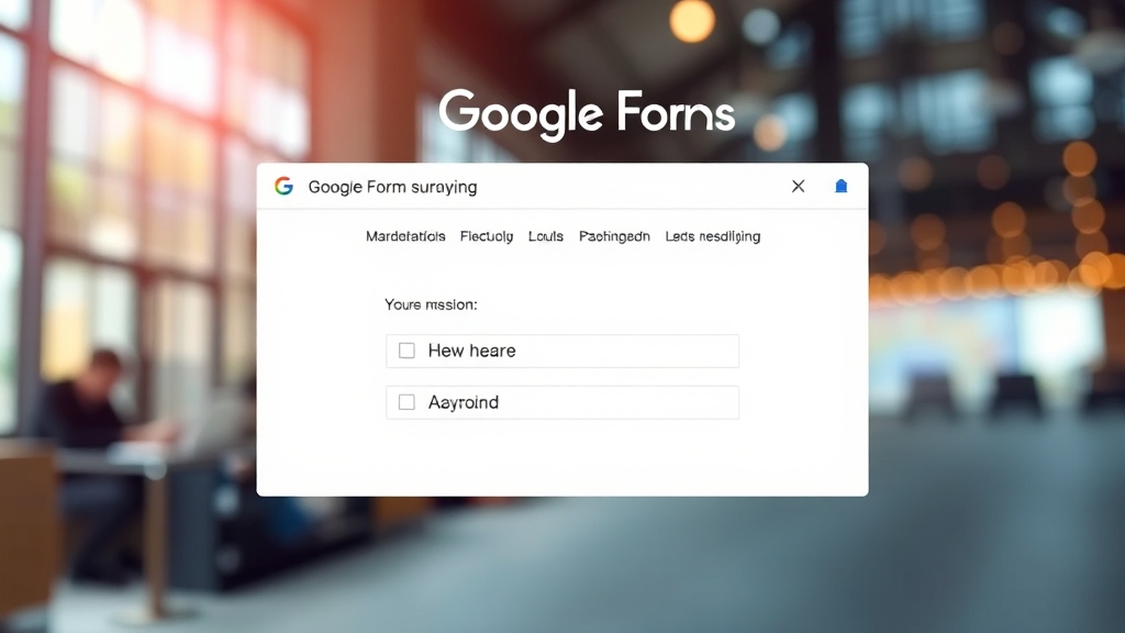 구글 폼 설문지 디자인 및 꾸미기 (realistic 스타일)