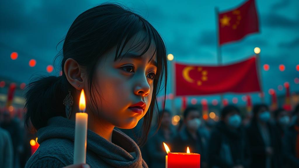 국제, 캐나다 소녀 살해 & 중국 코로나 확산 (realistic 스타일)