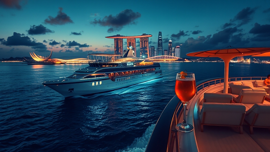 럭셔리 크루즈 개요 (realistic 스타일)