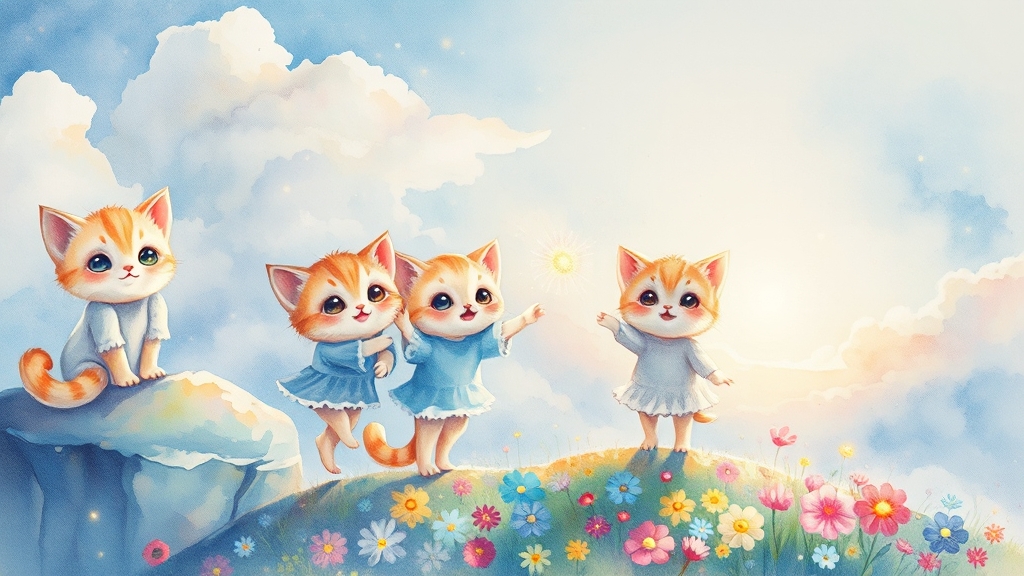 인기 티니핑 캐릭터는? (watercolor 스타일)