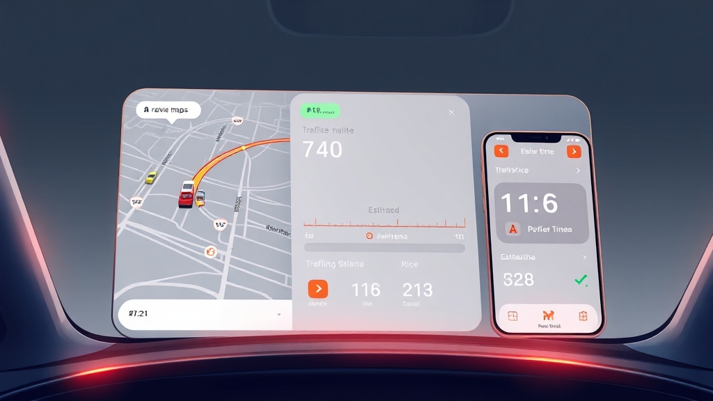 네이버지도 주차 예약 추가 기능 및 팁 (illustration 스타일)