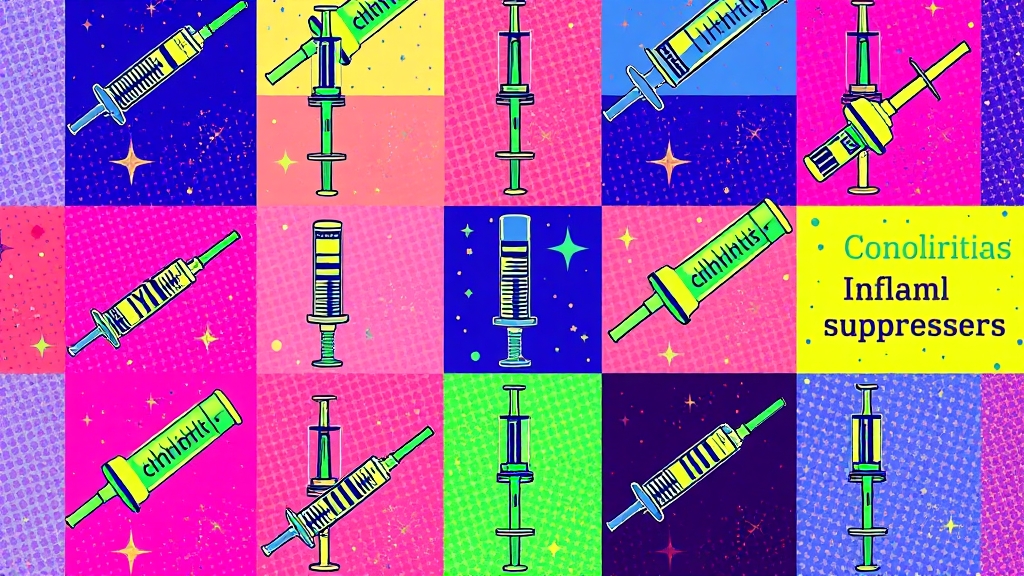 생물학적 제제: 새로운 관절염 치료의 가능성 (popart 스타일)