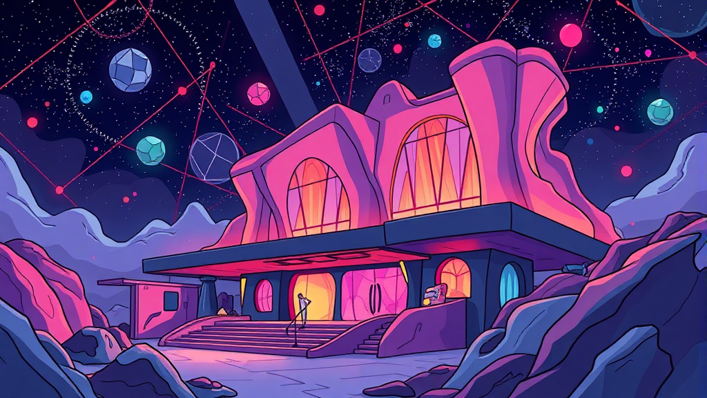 베라 루빈 아키텍처: AI 혁신의 핵심 (cartoon 스타일)