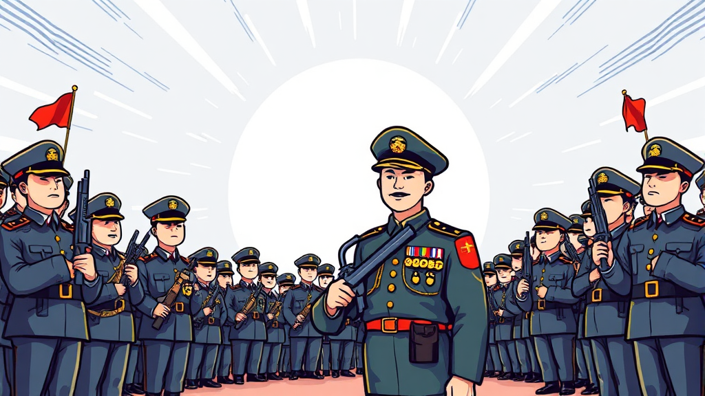 군 기강 확립 계기될까 (cartoon 스타일)
