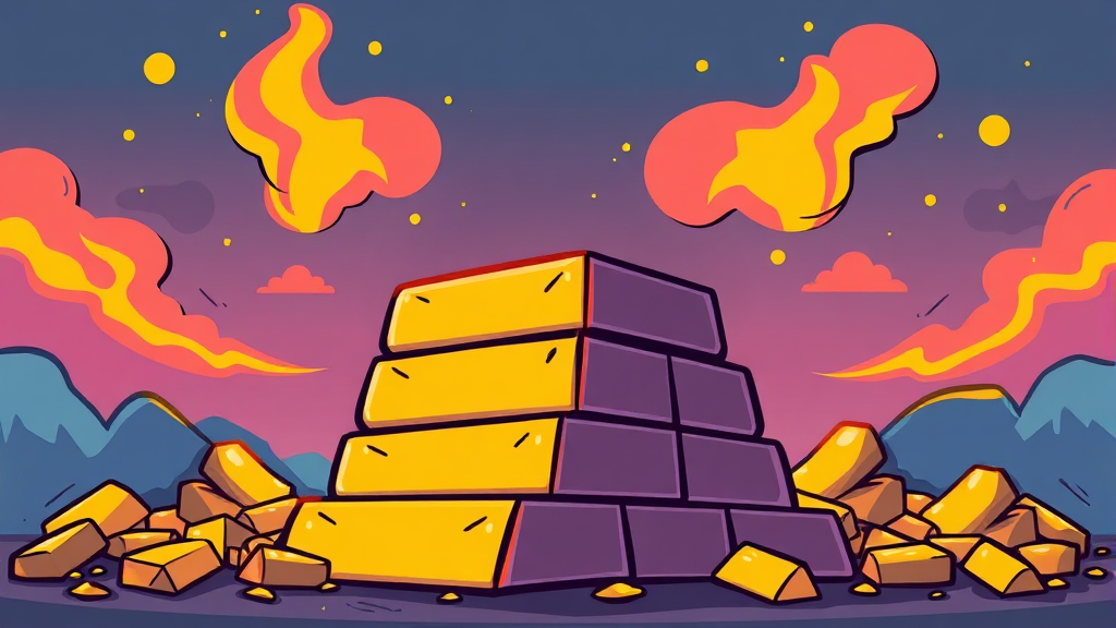 현재 금 1돈 가치 & 투자 (cartoon 스타일)