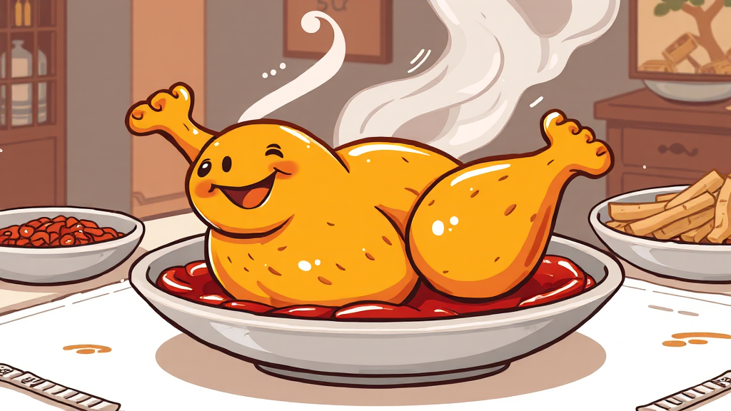 나만의 레시피, 맛 평가 시간! (cartoon 스타일)