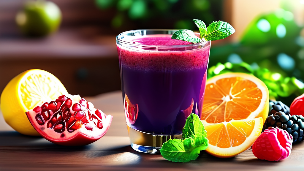 건강한 몸을 위한 꾸준한 해독 습관 만들기 (realistic 스타일)