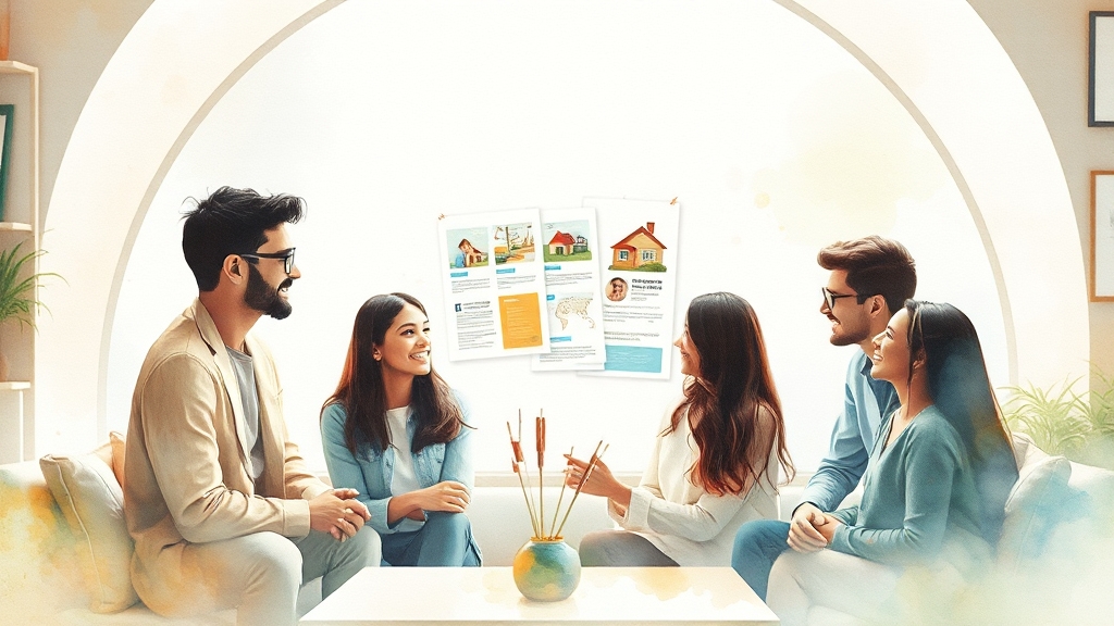 청년대출 종류와 특징 (watercolor 스타일)