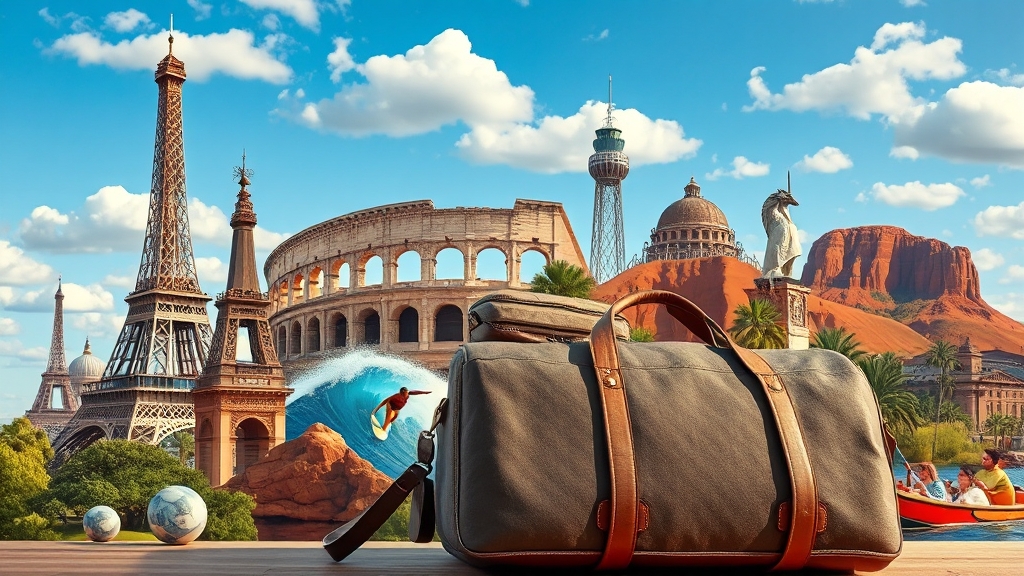 추천 여행지별 즐길 거리 (realistic 스타일)