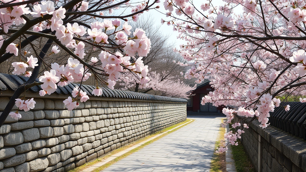 지역별 매화 개화 현황 및 예상 시기 (realistic 스타일)