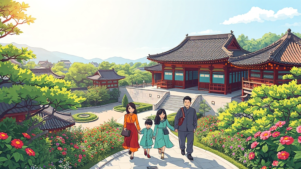 수원 화성행궁 나들이 (cartoon 스타일)