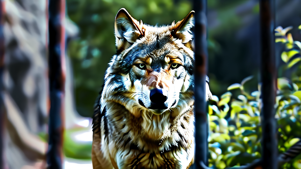 과거 사례로 본 늑대 탈출 사건의 교훈 (realistic 스타일)