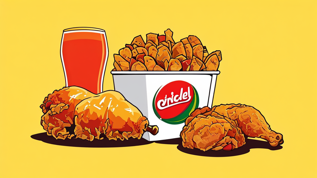 솔직 후기: GS25 쏜살치킨 맛은 어떨까? (cartoon 스타일)