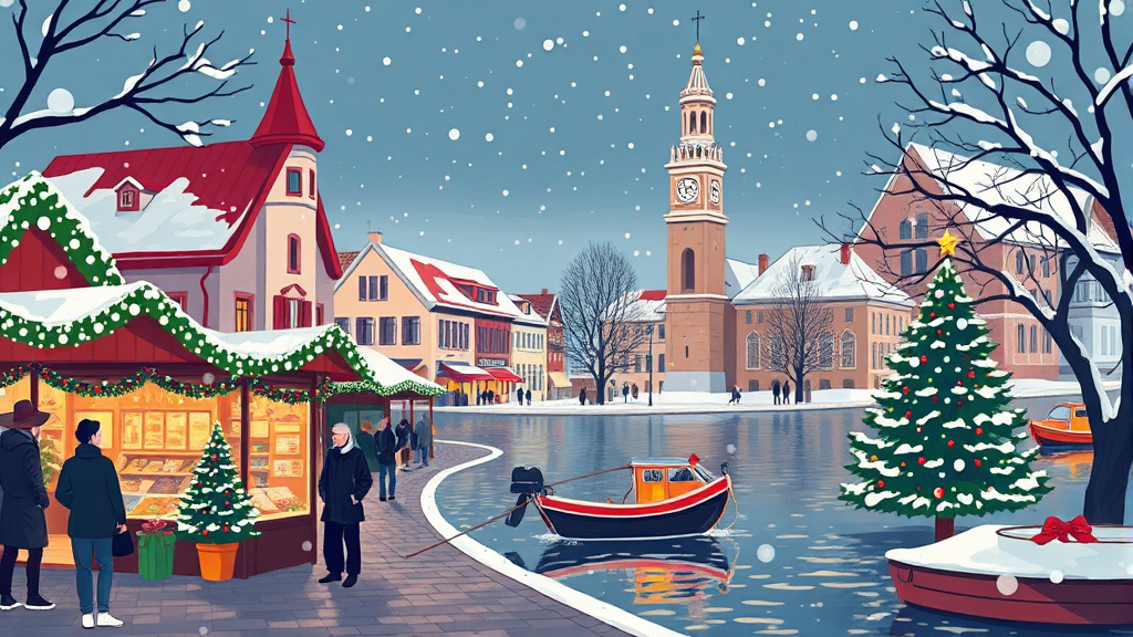 특별한 겨울 여행 이유 (illustration 스타일)