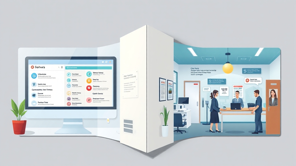 온라인 vs. 현장 갱신 비교 (realistic 스타일)