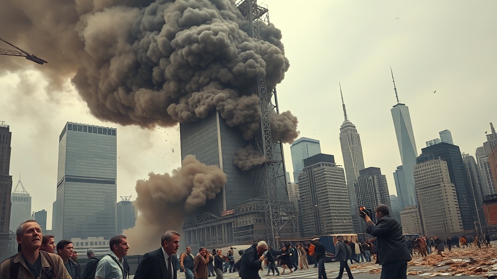 9.11 테러의 배후와 여파 (realistic 스타일)